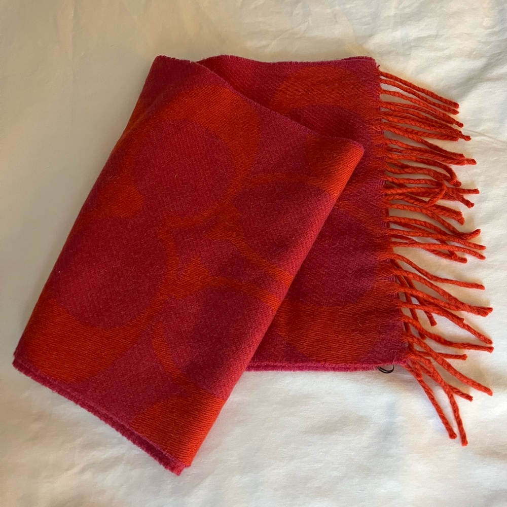 Coach wool scarf